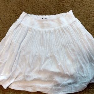 J.CREW white 100% cotton skirt women's sz M
